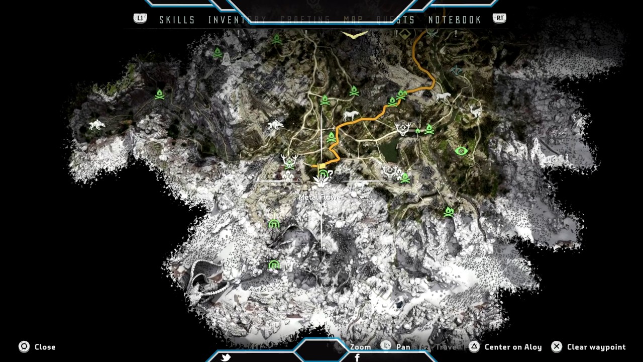 Horizon zero dawn восстановить бирюзу схема