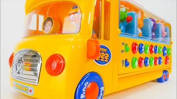 पोरोरो द लिटिल पेंगुइन स्कूल बस के साथ रंग और गिनती सीखें!