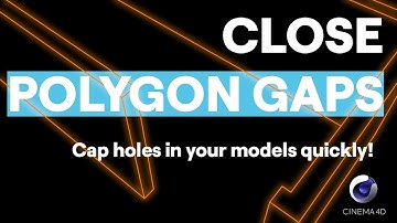 Fix polygon holes in Cinema 4D
