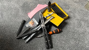 How To TUNE Your BALISONG | AS Rep Clone #balisong #tuning