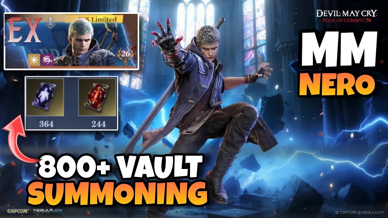 800+ Vault Opening - New Mechanical Madness Nero - Devil May Cry Peak Of Combat
