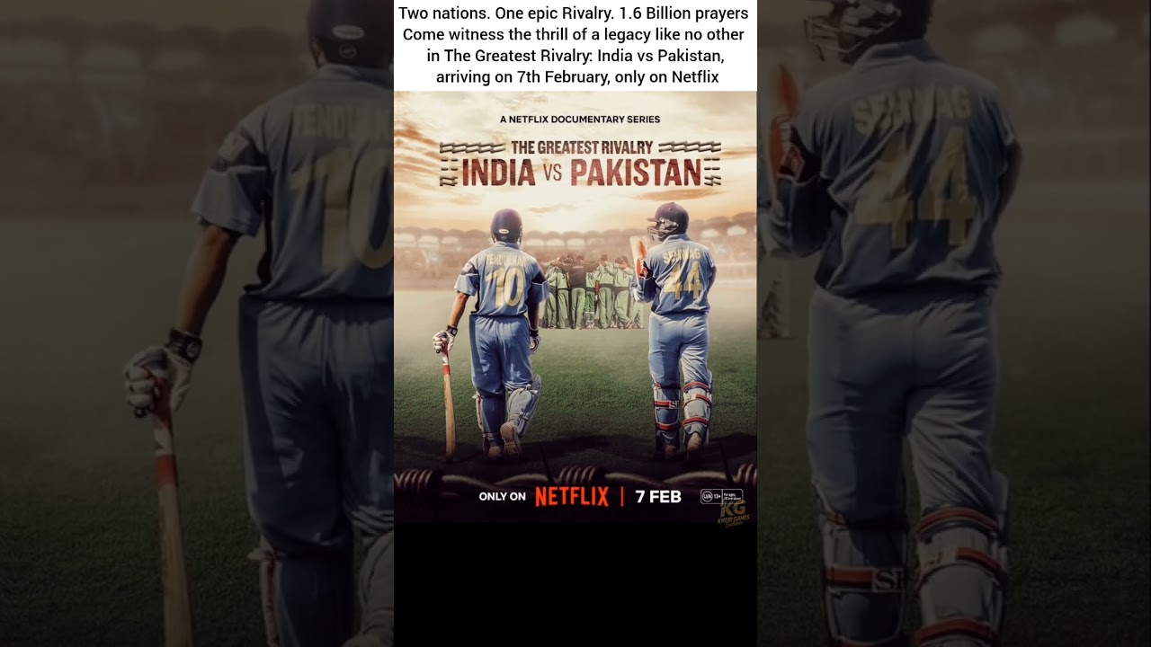 🚨NETFLIX PRESENTS DOCUMENTARY ON INDIA VS PAKISTAN🚨 