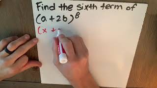 Find a Particular Term of a Binomial Expansion