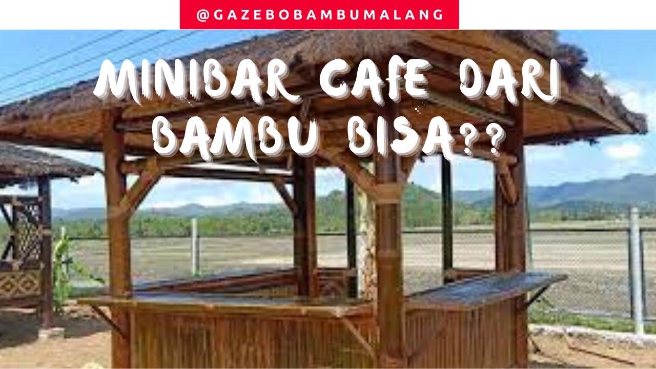 MINIBAR BAMBU  MURAH STAN BAMBU  OUTLET BAMBU  GEROBAK  