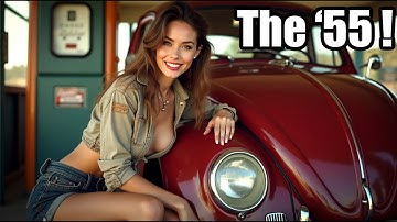 Celebrating 70 Years of the Iconic 1955 VW Beetle!