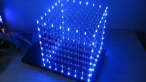 Led cube 8x8x8 - ChipKool V2 Hiệu ứng đẹp khỏi chê