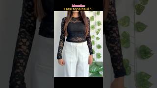Meesho finds lace tops haul ✨ #shorts #meeshofinds #tops #haul #meeshohaul