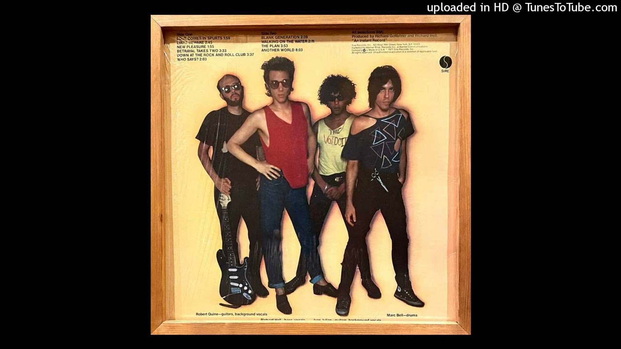 Richard Hell & The Voidoids - Blank Generation - YouTube