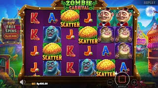 4 SCATTER ZOMBIE CARNIVAL BONUS (4 WILDS) screenshot 4