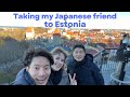 Taking my Japanese friend to Tallinn, ESTONIA