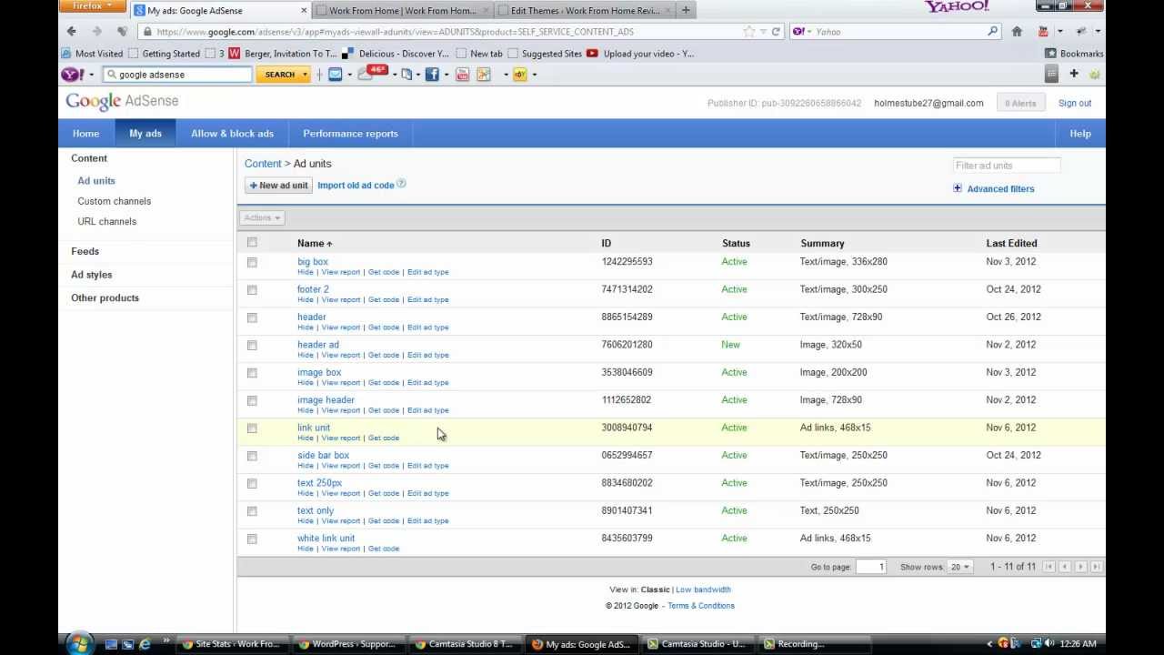 How To Add An Adsense Banner To Your Wordpress Header Youtube
