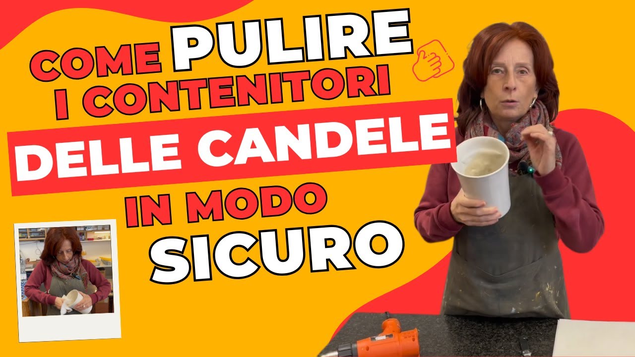 Come pulire i contenitori delle candele in modo facile e sicuro (non rovinare lavandini e tubature)