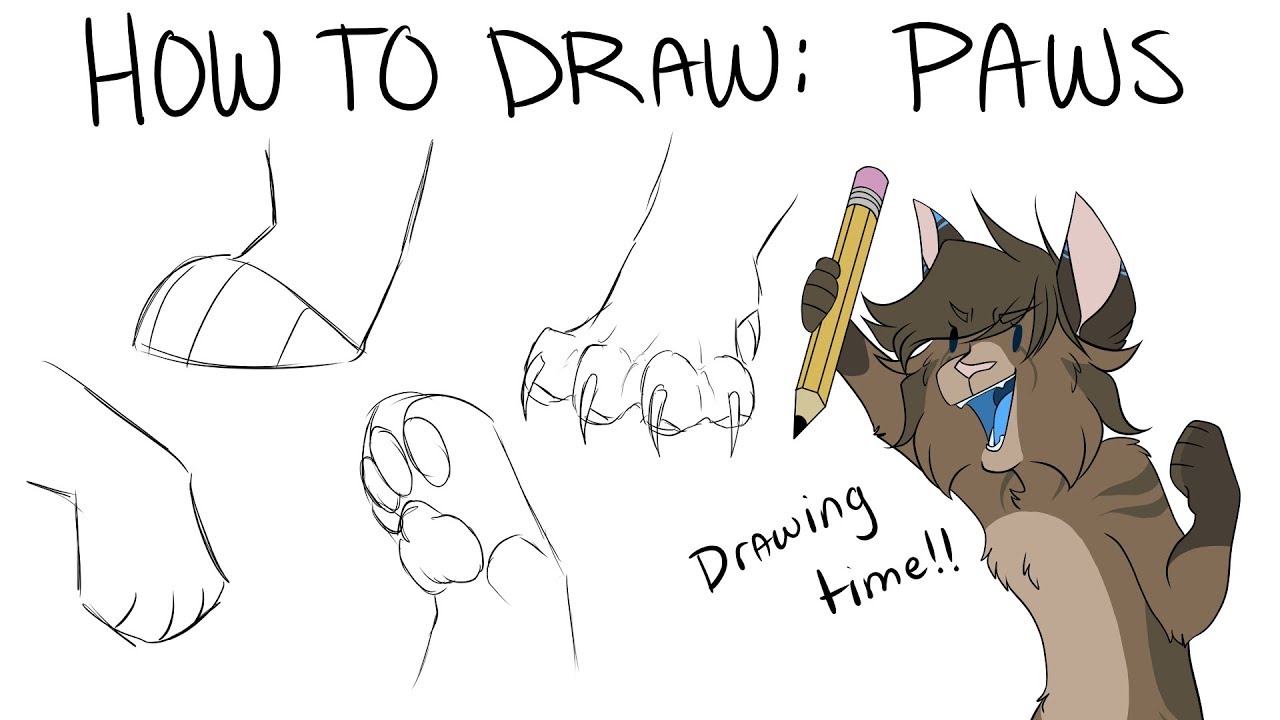 Bear paws Drawing Reference and Sketches for Artists