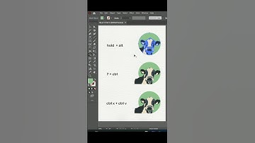 3 ways to insert an object into a shape on Adobe Illustrator. #design #adobe #illustration #graphics