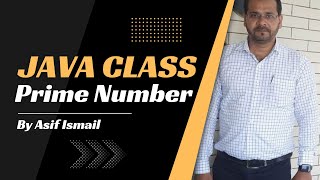 Prime Number Program in JAVA(PART B-2)