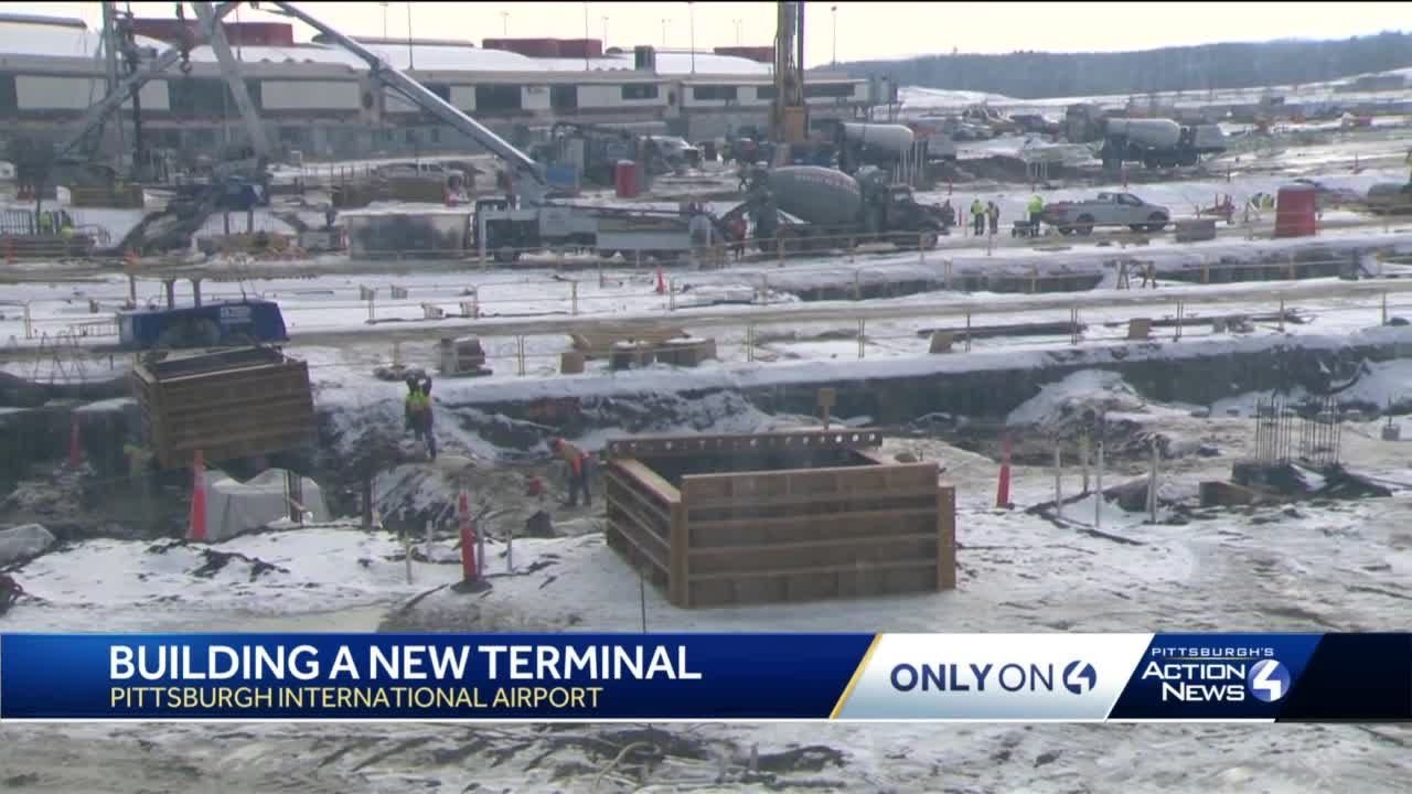 First phase of new terminal building at Pittsburgh International
