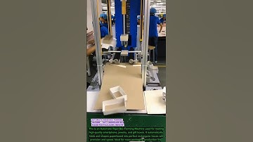 Automatic Rigid Box Forming Machine – Fast Cardboard Box Maker for Packaging Industry