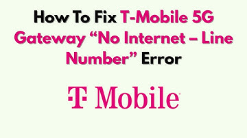 Hoe de T-Mobile 5G Gateway-fout 