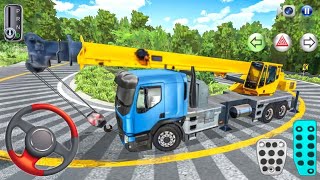 🚚🔥 New Building Construction Truck Driving Long Video | Realistic 3D Construction Gameplay 🏗️ screenshot 2