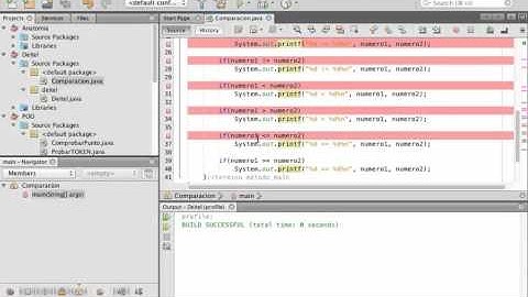 Programa 1 en Java: Comparación de dos números enteros