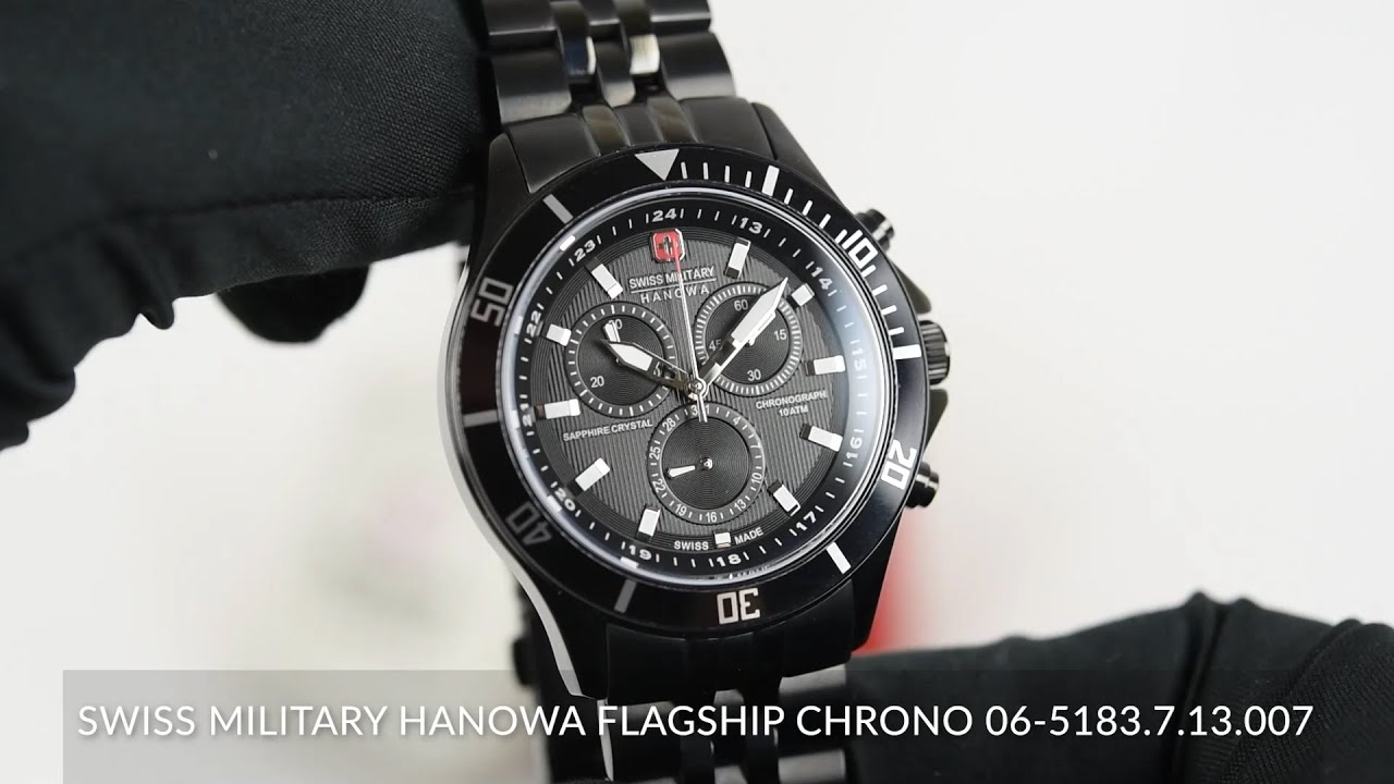06-5183.7.13.007 - Chrono Hanowa Military Swiss Flagship YouTube