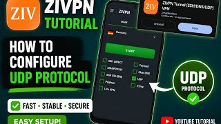 ZIVPN UDP Setup Tutorial | How to Configure VPN (Fast & Stable)