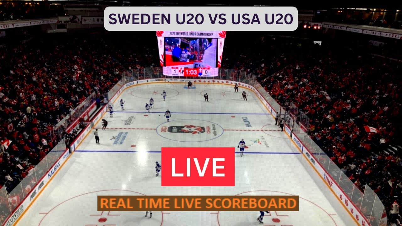 Sweden Vs USA LIVE Score UPDATE Today U20 Hockey World Championship Game 5 Jan 2023