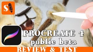 Procreate 4 Public Beta, Testing Watercolor and Layer Mask