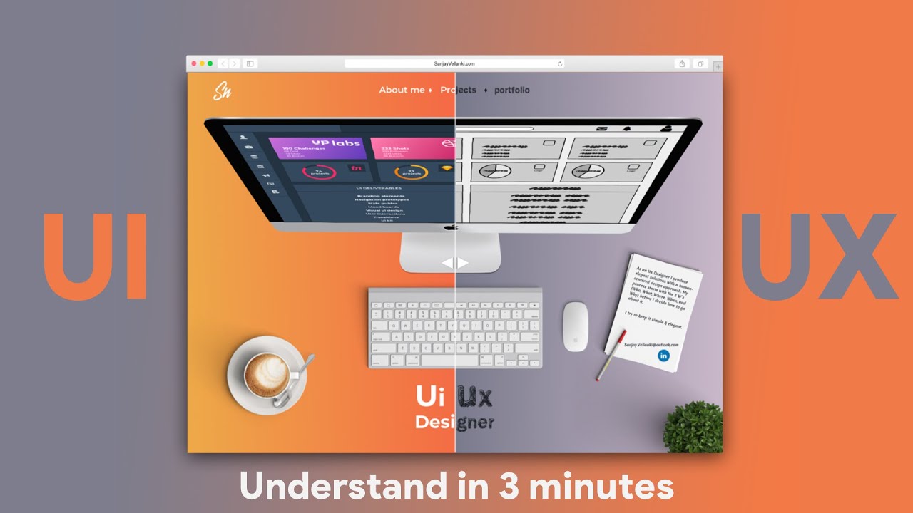 UI vs UX | Understand using Practical Example in Under 3 minutes | #ui ...