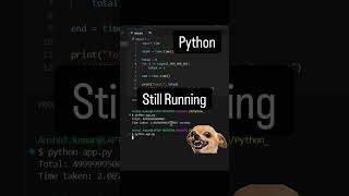 Speed Test Golang VS Python #golang #python #backendknights #yt