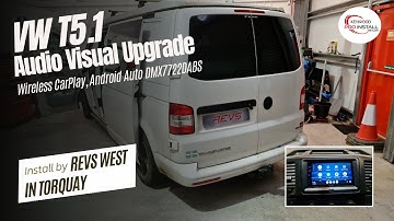 VW T5.1 Car Stereo Upgrade Wireless CarPlay Android Auto KENWOOD DMX7722DABS #vw #vwt5 #caraudio