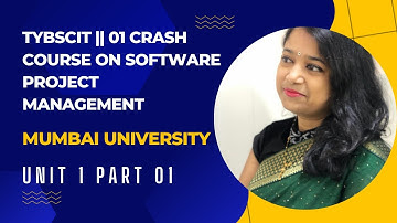 TYBScIT || 01 Crash Course SPM Unit 1 Part 01 || Mumbai University
