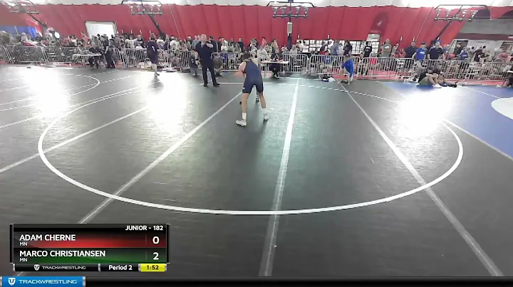 182 Lbs Cons. Round 4 - Adam Cherne, MN Vs Marco C...