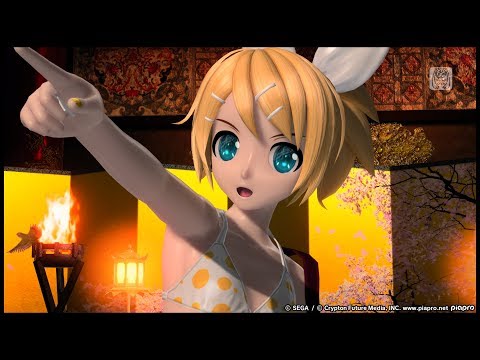 【PS4 DIVA FT】天樂【鏡音リン：スイムウェア（しましまビキニ）】