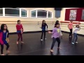 Saahithi dance practice w teacher on week2