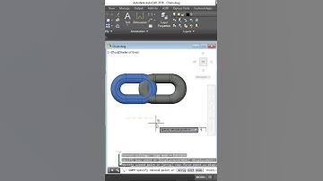 AutoCAD modelling chains in 3D