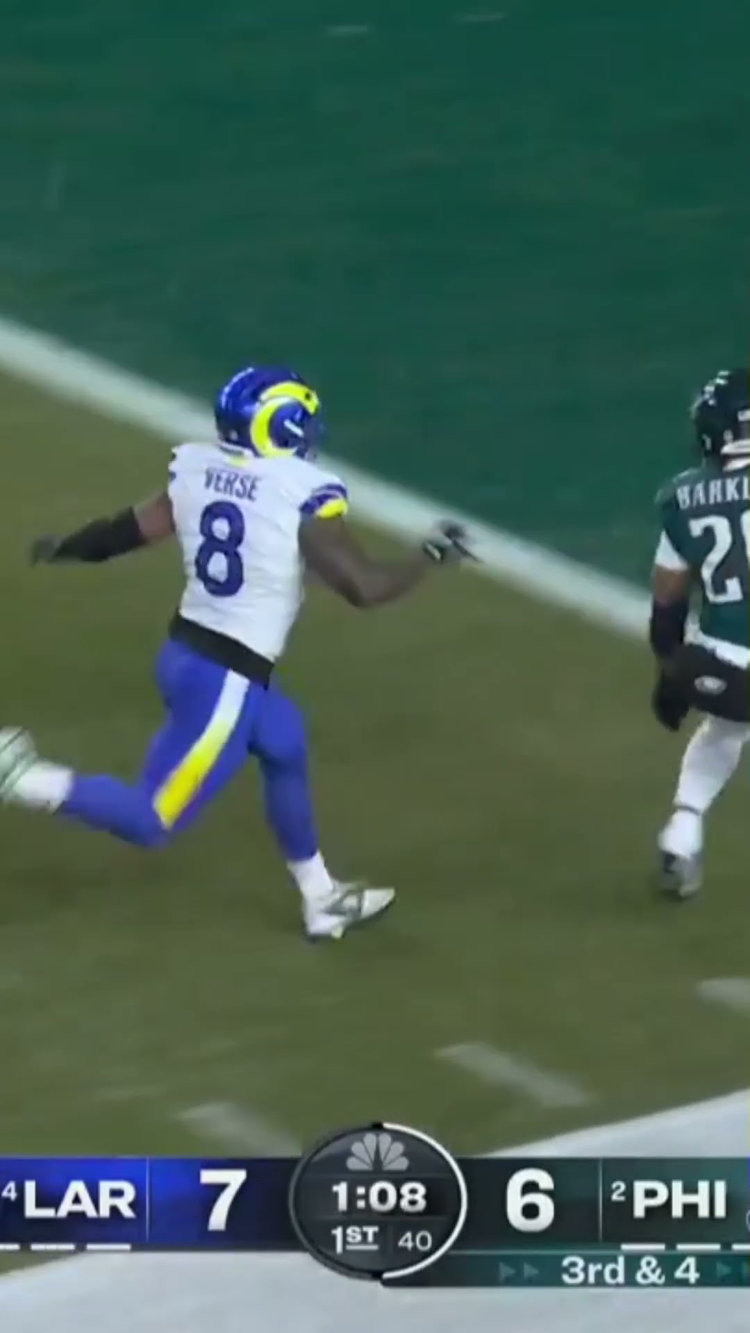 ONE CANNOT SIMPLY STOP SAQUON BARKLEY, 62-YARD TD RUN! ?? Eagles vs Rams Divsional Round Highlights