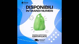 Shopper verdi compostabili: sono per grandi quantità? Sì
