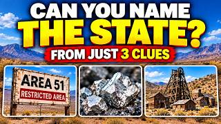 Can You Name All 50 US States From Just 3 Clues? 🇺🇸 US Geography Quiz
