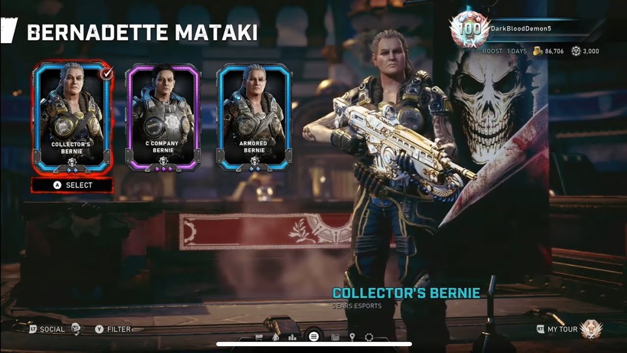 Gears 5 All Collector’s Character skins