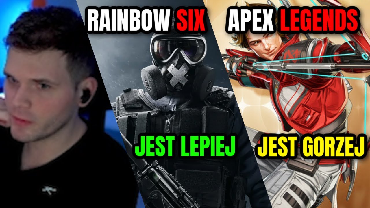 GUCIO | RAINBOW SIX SIEGE | APEX LEGENDS | RAZ JEST LEPIEJ RAZ GORZEJ #h2p_gucio #gucioshoty #gucio
