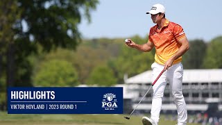 Viktor Hovland Shoots a 2-Under 68 | Round 1 | 2023 PGA Championship