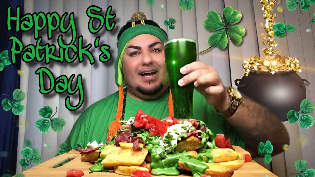 LOADED IRISH NACHOS | Happy St Patrick’s Day loaded nachos bjs