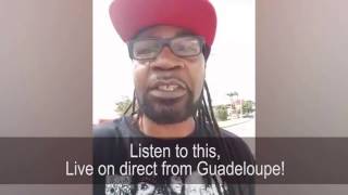 Brother Jimmy protest against racist propaganda in Guadeloupe