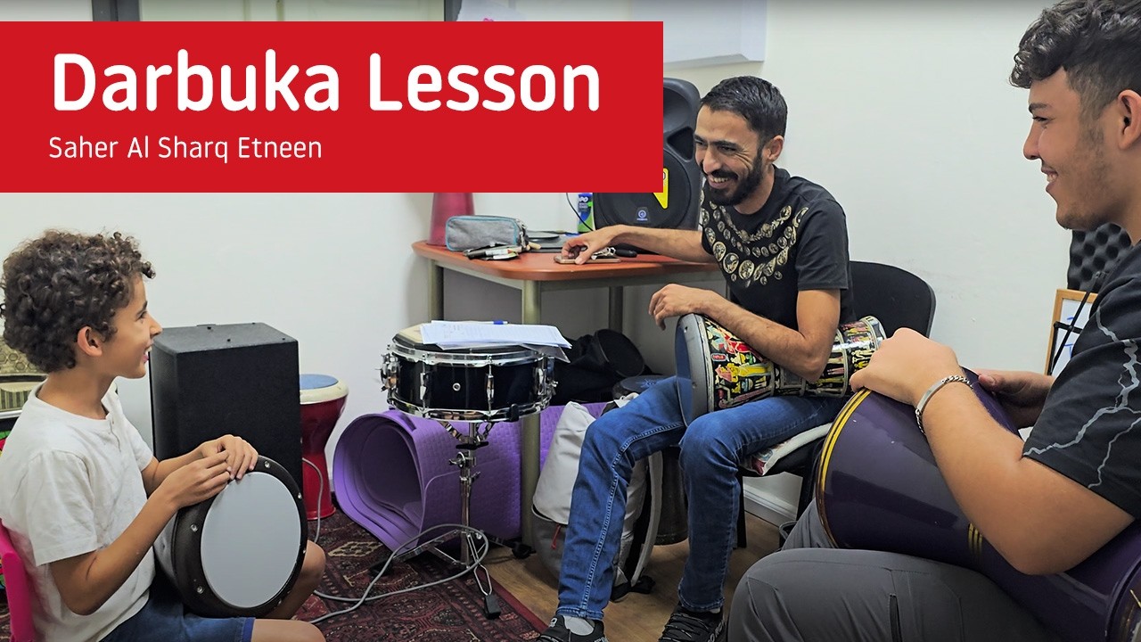 Darbuka Lesson Jam — Layali Al Sharq Vibes with Pure Joy 🥁🎶