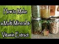 How to Make a Multi Vitamin and Mineral Extract