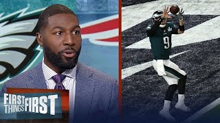 Greg Jennings on the key Nick Foles TD reception during Super Bowl LII | FIRST THINGS FIRST