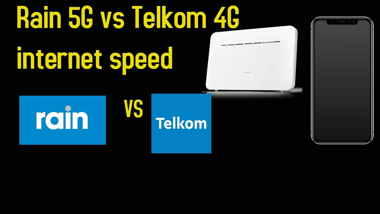 Rain 5G vs Telkom 4G speed YouTube