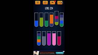 Water Sort Puzzle - Color Liquid Sorting Game Level 224 Solution