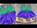 2 years baby frock design for cutting and stitching method / Kids dress